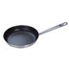 STAINLESS STEEL NON STICK FRYING PAN W/COMPOUND (SINGLE HANDLE) - SILVER - KITCHENWARE # 805101