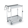 TWO SHELF CARTS WITH STANDARD LOWER SHELF - STAINLESS STEEL - VOLLRATH # 97205