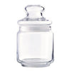 POP JAR W/GLASS LID 500ML - OCEAN # B2517