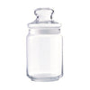 POP JAR W/GLASS LID 650ML - OCEAN # B2523