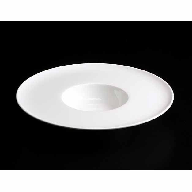 BONE CHINA DEEP PLATE - WHITE - DON BELLINI # DB1010531