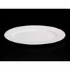 BONE CHINA OVAL RIM PLATTER - WHITE - DON BELLINI # DB1011146