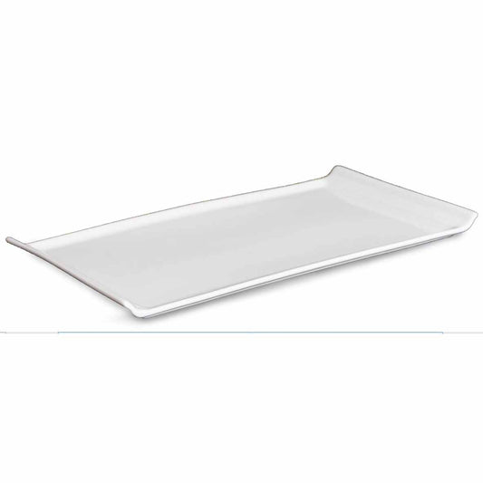 BONE CHINA SQUARE CANAPE DISH - WHITE - DON BELLINI # DB1012025