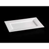 BONE CHINA RECT RIM DISH - WHITE - DON BELLINI # DB1013126