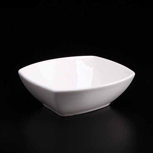 BONE CHINA SQUARE BOWL - WHITE - DON BELLINI # DB1022015