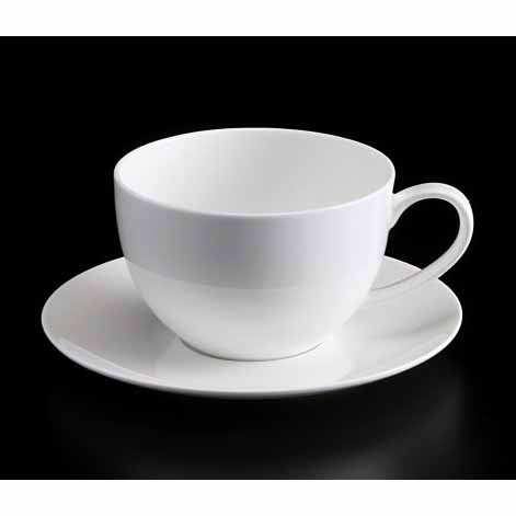 BONE CHINA CUP & SAUCER - WHITE - DON BELLINI # DB1030027