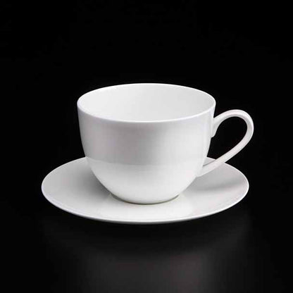 BONE CHINA CUP & SAUCER - WHITE - DON BELLINI # DB1030036