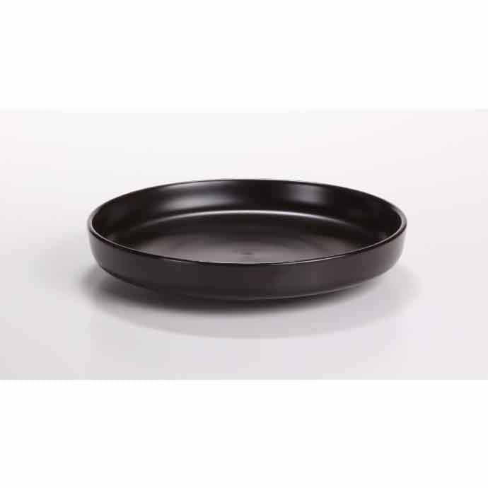 DE TERRA DEEP PLATE 7.25" l 19 CM - MATT BLACK - DON BELLINI # DB2110219