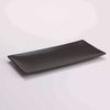 DE TERRA RECT. PLATE 11" l 28 CM - MATT BLACK - DON BELLINI # DB2113028