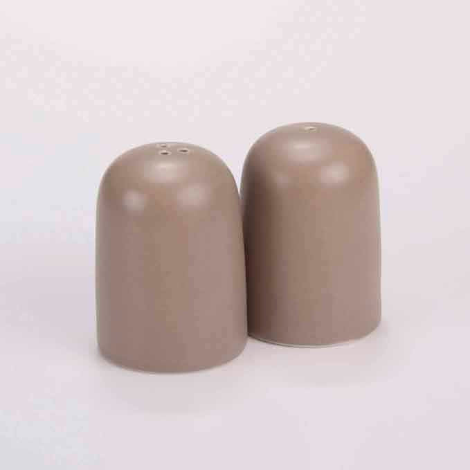DE TERRA PEPPER SHAKER 6CM - SANDY KHAKI - DON BELLINI # DB226PS06