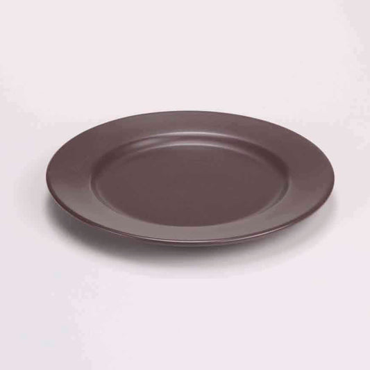 DE TERRA PLATE 9" l 23CM - DARK BROWN - DON BELLINI # DB2310123