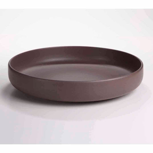 DE TERRA SERVICE PLATE 14" l 35CM - DARK BROWN - DON BELLINI # DB2319035