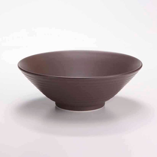 DE TERRA NOODLE BOWL 9" l 23 CM - DARK BROWN - DON BELLINI # DB2320023