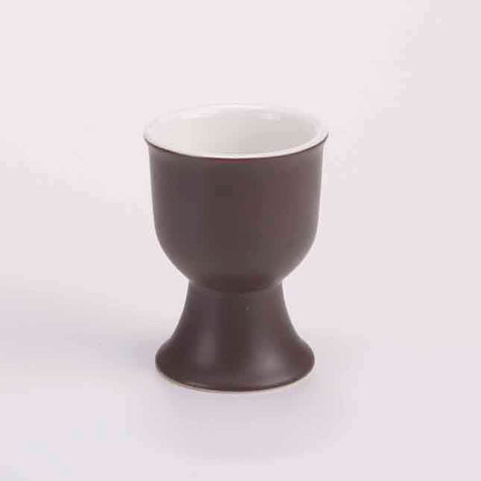 DE TERRA EGG CUP 45ML l 5 X 7CM - DARK BROWN - DON BELLINI # DB236EC45