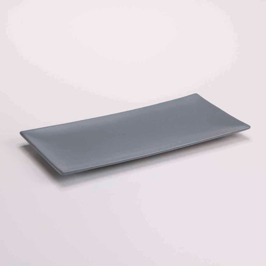 DE TERRA RECT. PLATE 11" l 28 CM - LIVID BLUE - DON BELLINI # DB2513028