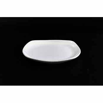 FINE CHINA SQUARE COUPE PLATE 7" | 18 CM - WHITE - DON BELLINI # DB3012018