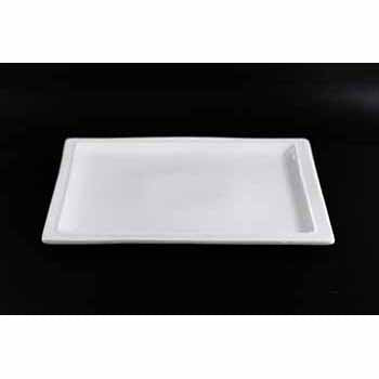 FINE CHINA SQUARE PLATE 10" | 25 CM - WHITE - DON BELLINI # DB3012126