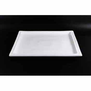FINE CHINA SQUARE PLATTER 12" | 30 CM - WHITE - DON BELLINI # DB3012131