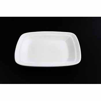 FINE CHINA SQUARE RIM PLATE 7.5" | 19 CM - WHITE - DON BELLINI # DB3012223
