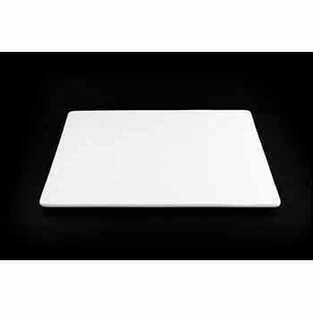 FINE CHINA SQUARE FLAT PLATE 10" | 25 CM - WHITE - DON BELLINI # DB3012325