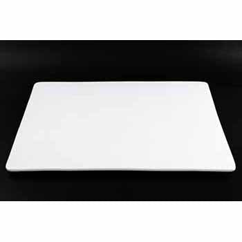 FINE CHINA SQUARE FLAT PLATE 12" | 30 CM - WHITE - DON BELLINI # DB3012331