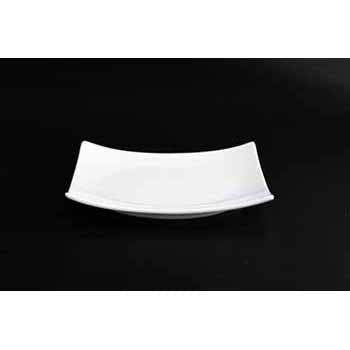 FINE CHINA SQUARE PLATE 7" | 18 CM - WHITE - DON BELLINI # DB3012417
