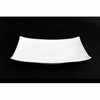 FINE CHINA SQUARE PLATE 10" | 25 CM - WHITE - DON BELLINI # DB3012425