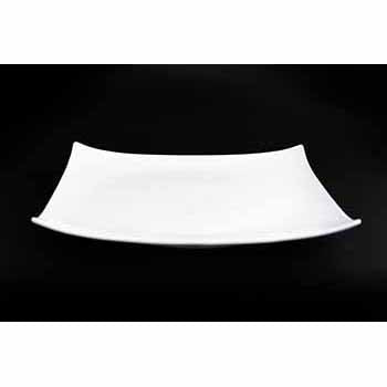 FINE CHINA SQUARE PLATE 12" | 30 CM - WHITE - DON BELLINI # DB3012431