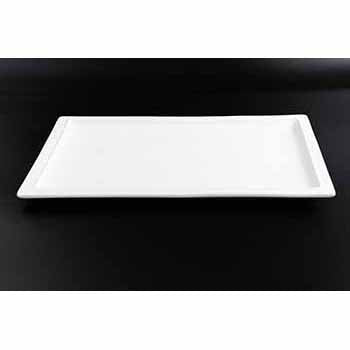 FINE CHINA RECTANGULAR PLATE 14" | 36 CM - WHITE - DON BELLINI # DB3013136