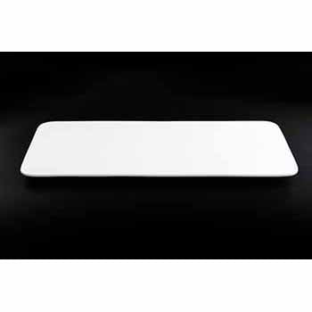 FINE CHINA RECTANGULAR FLAT PLATE 14" | 36 CM - WHITE - DON BELLINI # DB3013236