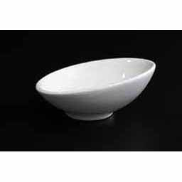 FINE CHINA SLANTING BOWL 4" | 10 CM - WHITE - DON BELLINI # DB3020210