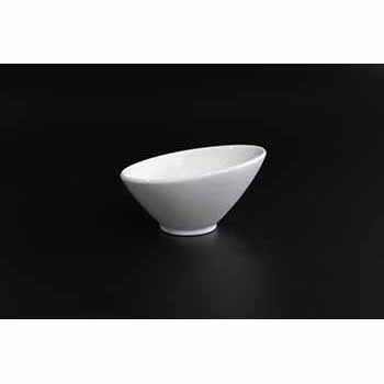 FINE CHINA SLANTING BOWL 4.5" | 11 CM - WHITE - DON BELLINI # DB3020212