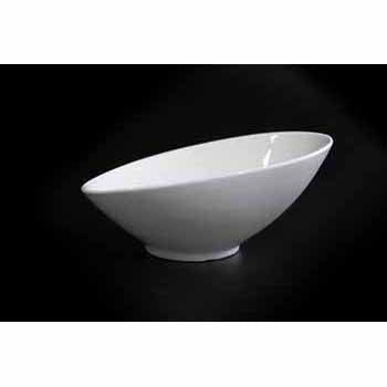 FINE CHINA SLANTING BOWL 7" | 18 CM - WHITE - DON BELLINI # DB3020217