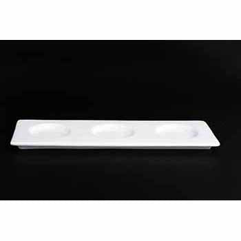 FINE CHINA BASE PLATE FOR SNACK/DESSERT DISH 11" | 28 CM - WHITE - DON BELLINI # DB306SN26