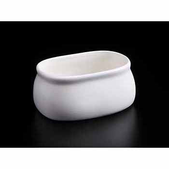 FINE CHINA SUGAR PACKET HOLDER 3.5" X 2.5" X 1.5" | 9 X 6.5 X 4.5 CM - WHITE - DON BELLINI # DB306SU90