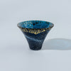 Handmade Sake Glasses  SHOFUKUHAI Blue Gold (2 pieces)