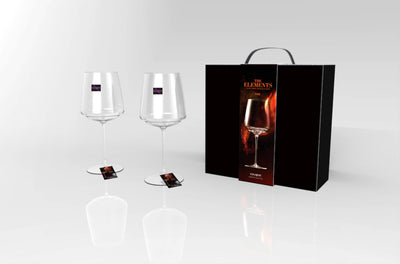 ELEMENTS FIRE HAND-MADE WINE GLASS 830ml (2 piece Pack)