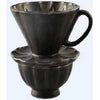 PORCELAIN FILTER CUP (2 - CUP) - BLACK - HERO # HE-FC2PO-BK