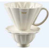 PORCELAIN FILTER CUP (2 - CUP) - WHITE - HERO # HE-FC2PO-WH