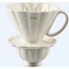 PORCELAIN FILTER CUP (4 - CUP) - WHITE - HERO # HE-FC4PO-WH
