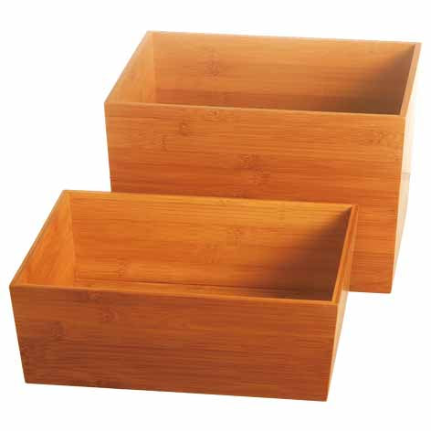 NANTO 3 IN 1 BAMBOO GN CONTAINER 1/2 - BROWN - EFAY # 12100B
