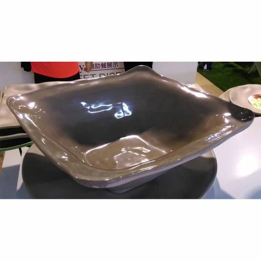 NAMI 12.5" SQUARE BOWL - EARTH - EFAY # 206013ER