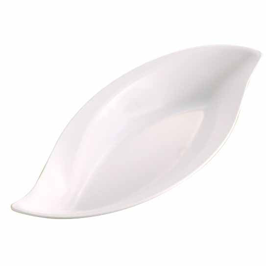 HANA 20" ECO LEAF BOWL - IVORY - EFAY # 118520IV