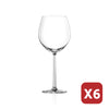 SHANGHAI SOUL BURGUNDY GLASS - 665ML (6 pieces)