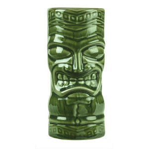 20 盎司 TIKI 冷藏箱 - 綠色 - LIBBEY # TTG20