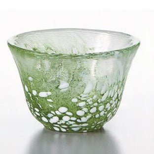 HAND CRAFTED SAKE CUP - GREEN