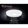 9" | 23CM PLATE - WHITE - WILMAX # WL-991215