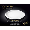 8.5" | 21.5CM DESSERT PLATE - WHITE - WILMAX # WL-991235