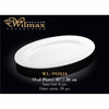 26 CM OVAL PLATTER - WHITE - WILMAX # WL-992024
