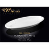 12" | 30.5 CM OVAL PLATTER - WHITE - WILMAX # WL-992128